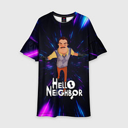 Детское платье Hello Neighbor Привет сосед Бегущий сосед