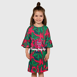Платье клеш для девочки Mommy long legs Poppy playtime, цвет: 3D-принт — фото 2