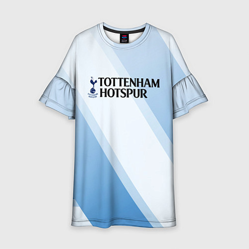 Детское платье Tottenham hotspur Голубые полосы / 3D-принт – фото 1