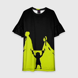 Детское платье Семья шпиона Black&Yellow