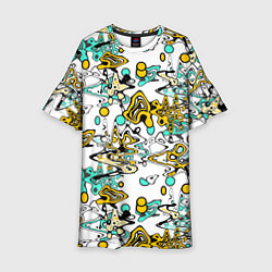 Детское платье Abstract pattern waves and streaks