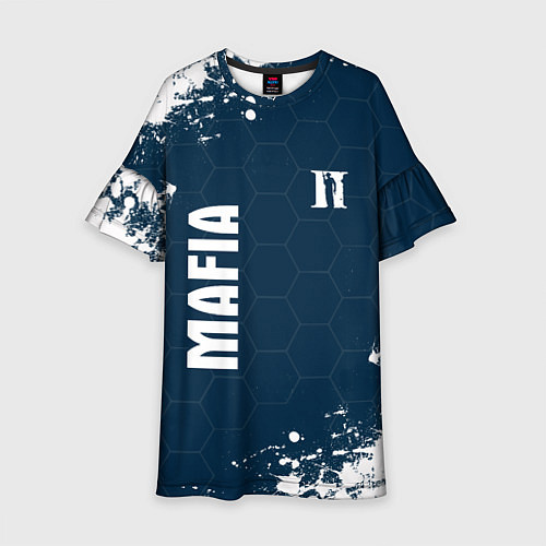 Детское платье Mafia - соты / 3D-принт – фото 1