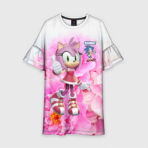 Детское платье Sonic - Amy Rose - Video game / 3D-принт – фото 1