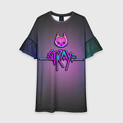 Детское платье Stray logo neon