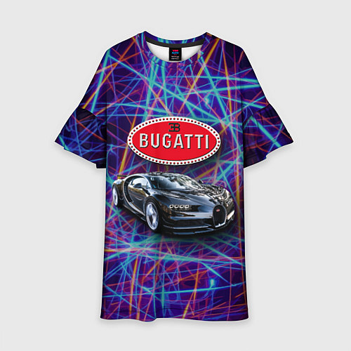 Детское платье Bugatti - Italy - мечта автомобилиста / 3D-принт – фото 1