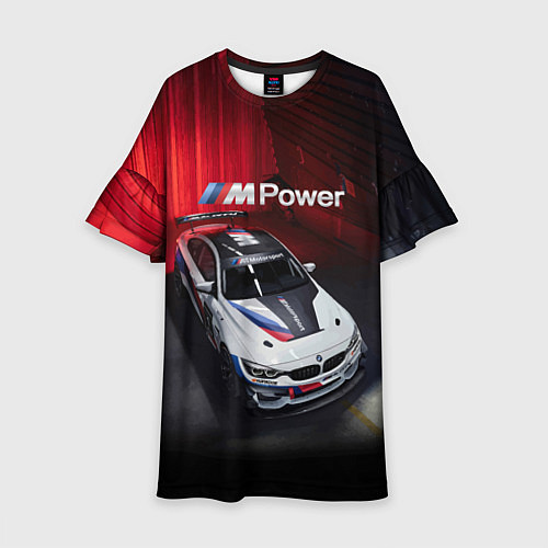 Детское платье BMW M4 GT4 - Motorsport / 3D-принт – фото 1