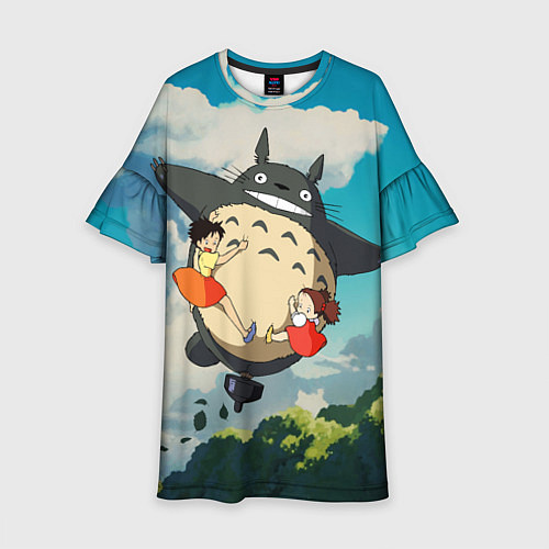 Детское платье Flight Totoro / 3D-принт – фото 1