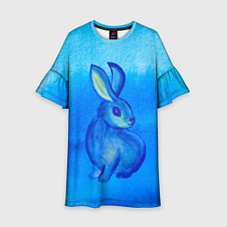 Детское платье Водяной кролик символ 2023