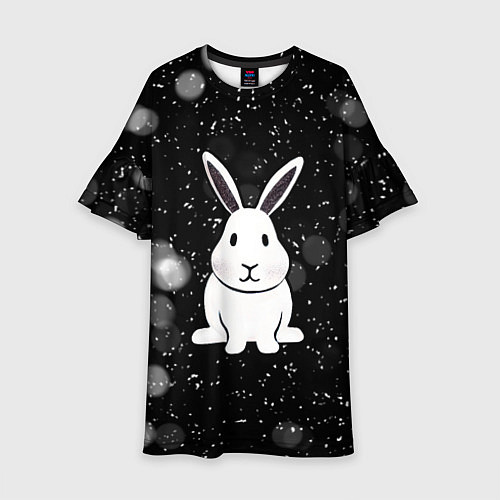 Детское платье Год кролика 2023 / 3D-принт – фото 1