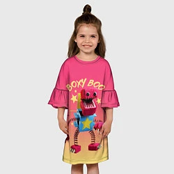 Платье клеш для девочки Project Playtime Бокси Бу, цвет: 3D-принт — фото 2