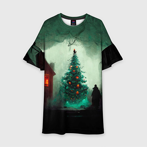 Детское платье Тёмное рождество / 3D-принт – фото 1