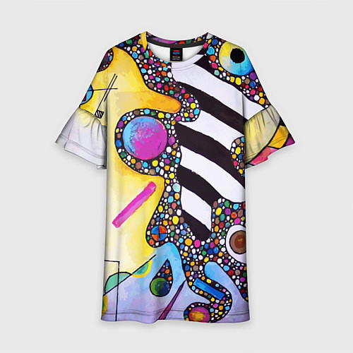 Детское платье Василий Кандинский Абстрактная композиция / 3D-принт – фото 1