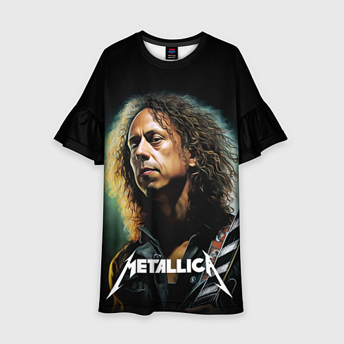Детское платье Гитарист Metallica Кирк Хэмметт / 3D-принт – фото 1