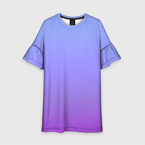 Детское платье Фиолетовый градиент / 3D-принт – фото 1