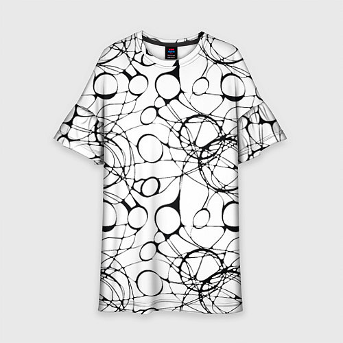 Детское платье Нейрографический узор / 3D-принт – фото 1
