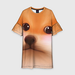 Детское платье Милый доге мем