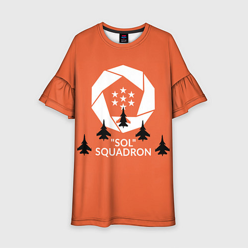 Детское платье SOL Squadron / 3D-принт – фото 1