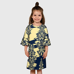 Платье клеш для девочки Кибержук, цвет: 3D-принт — фото 2