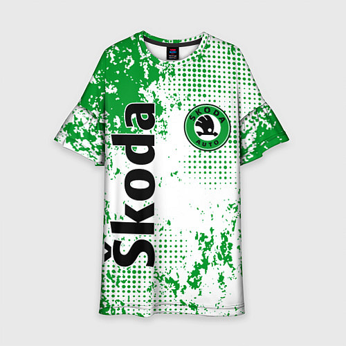 Детское платье Skoda auto logo / 3D-принт – фото 1