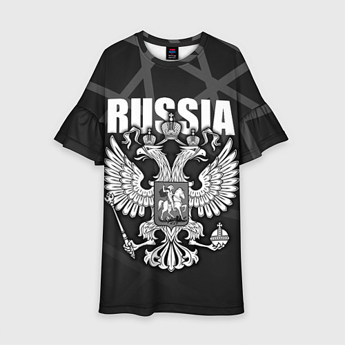 Детское платье Russia - герб РФ / 3D-принт – фото 1