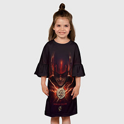 Платье клеш для девочки The Flash 2023, цвет: 3D-принт — фото 2