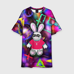 Детское платье Кролик в футболке