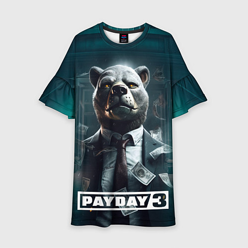 Детское платье Payday 3 bear / 3D-принт – фото 1