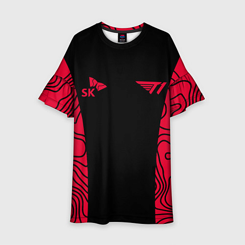 Детское платье T1 форма red / 3D-принт – фото 1