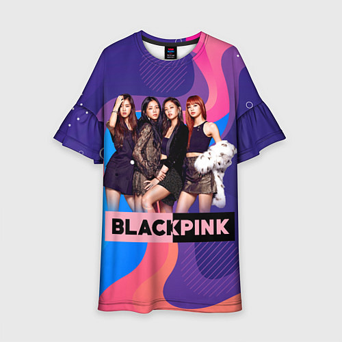 Детское платье K-pop Blackpink girls / 3D-принт – фото 1