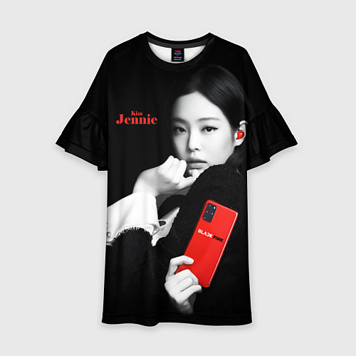 Детское платье Blackpink Jennie Smartphone / 3D-принт – фото 1