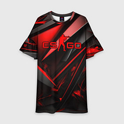 Детское платье CS GO black red