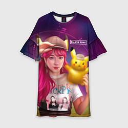 Детское платье Jisoo and Pikachu