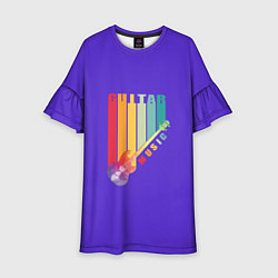 Детское платье Абстрактная электрогитара из полигонов