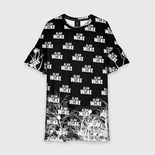 Детское платье Алан Вейк узор / 3D-принт – фото 1