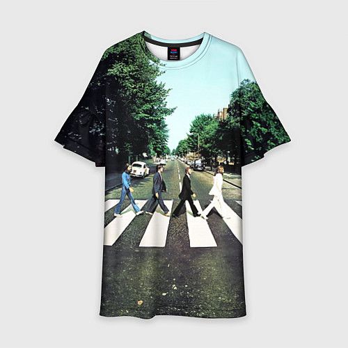 Детское платье The Beatles альбом Abbey Road / 3D-принт – фото 1
