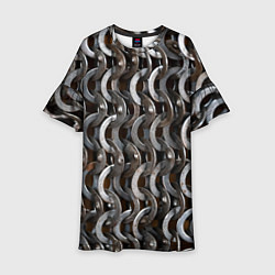 Детское платье Кольчуга с большими кольцами