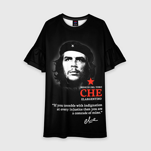 Детское платье Che Guevara автограф / 3D-принт – фото 1