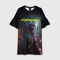 Детское платье Cyberpunk 2077 - Keanu Reeves