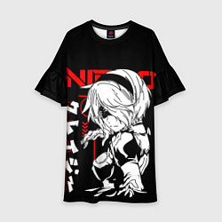 Детское платье Nier automata - черный и красный