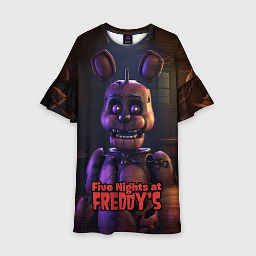 Детское платье Five Nights at Freddys Bonnie / 3D-принт – фото 1
