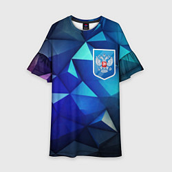 Детское платье Russia blue abstract