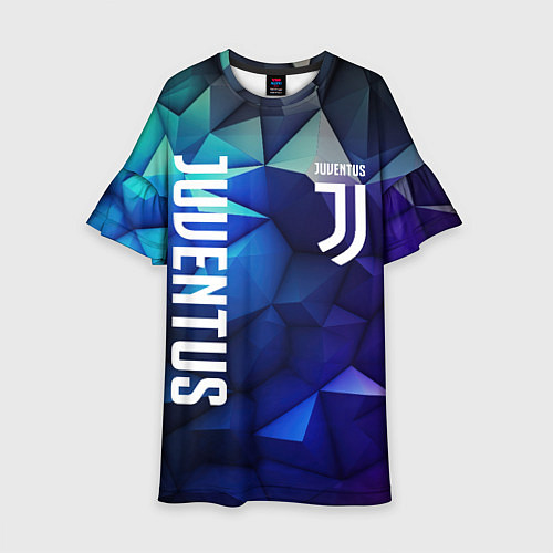 Детское платье Juventus logo blue / 3D-принт – фото 1