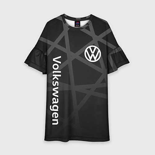 Детское платье Volkswagen - classic black / 3D-принт – фото 1