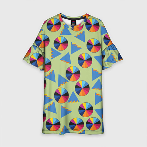 Детское платье Круг и треугольник / 3D-принт – фото 1