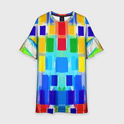 Детское платье Colorful strips - pop art - vogue