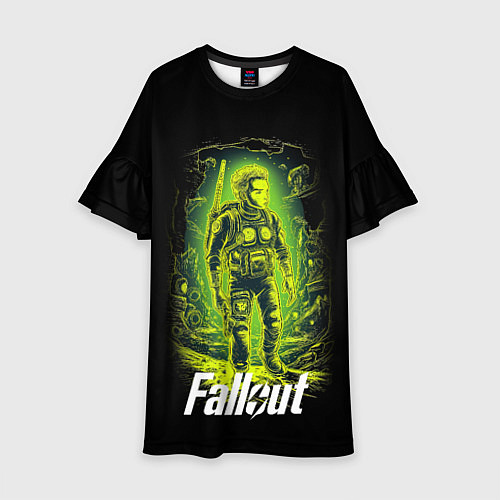 Детское платье Fallout game poster style / 3D-принт – фото 1