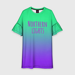 Детское платье Northern lights gradient