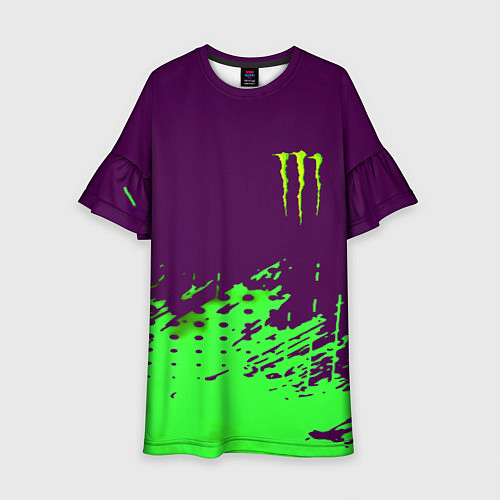 Детское платье Monster energy taurin / 3D-принт – фото 1