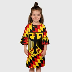 Платье клеш для девочки Germany, цвет: 3D-принт — фото 2