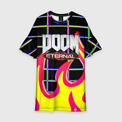 Детское платье Doom Eternal retro game